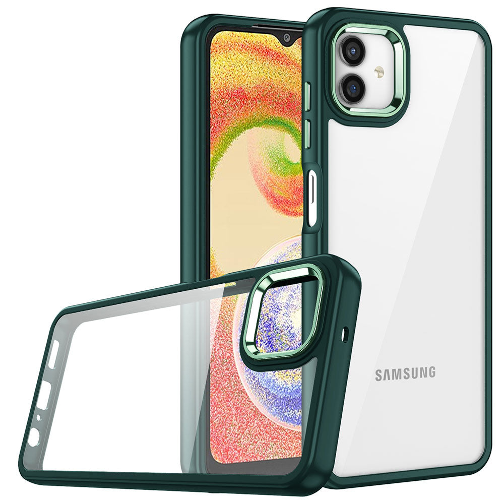 Galaxy A04E Kılıf Zore Flora Kapak Yeşil