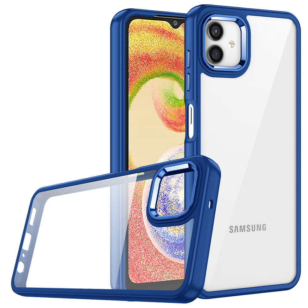 Galaxy A04E Kılıf Zore Flora Kapak Lacivert