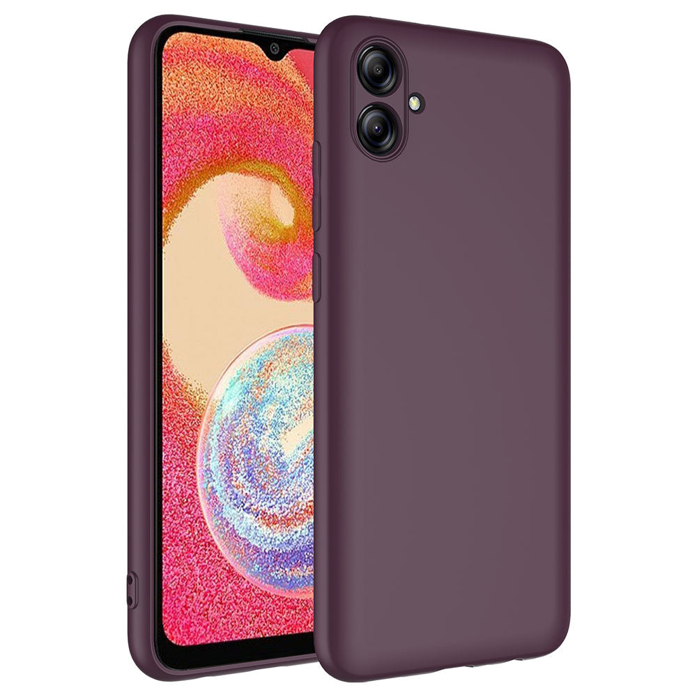 Galaxy A04E Kılıf Zore Mara Lansman Kapak Koyu Mor