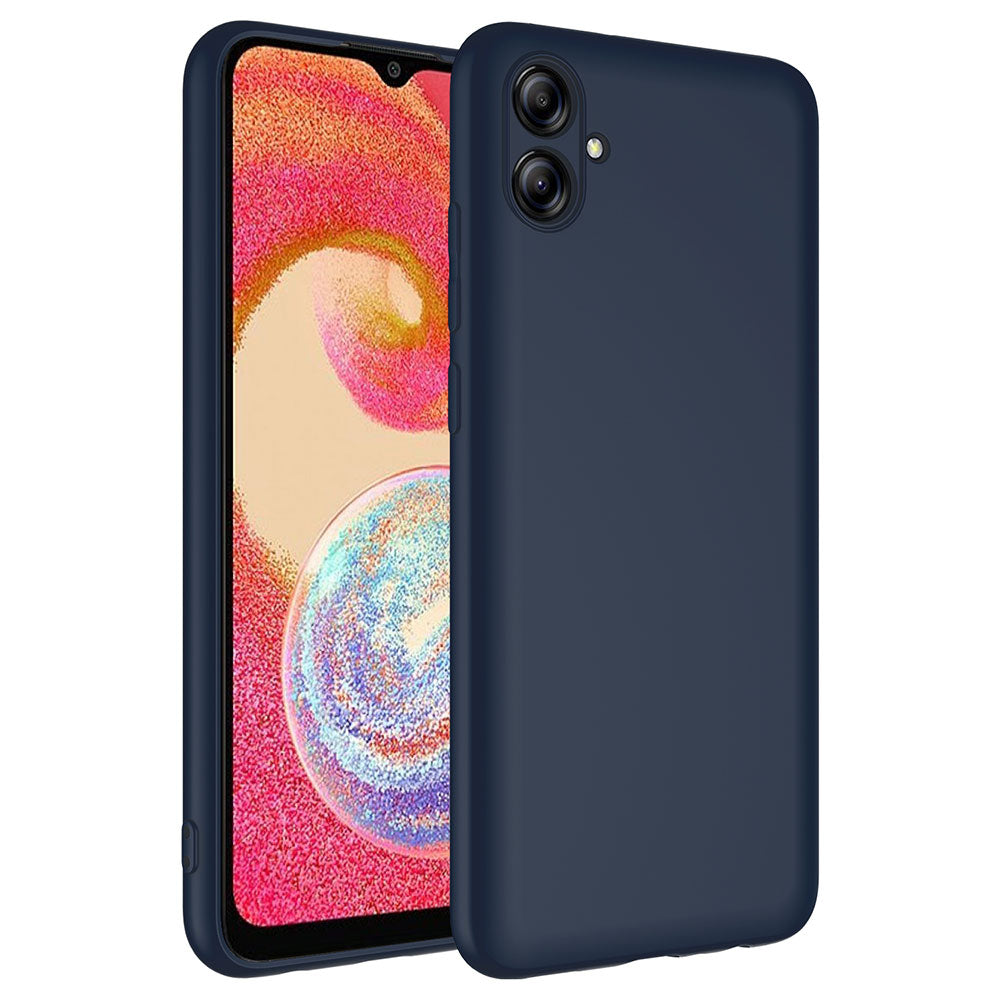 Galaxy A04E Kılıf Zore Mara Lansman Kapak Lacivert