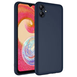 Galaxy A04E Kılıf Zore Mara Lansman Kapak Lacivert