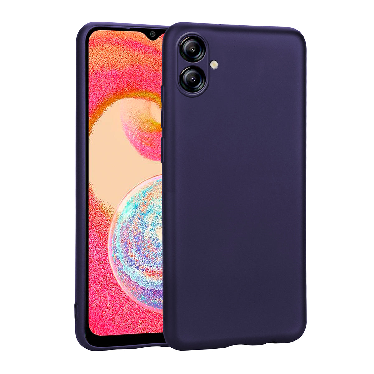 Galaxy A04E Kılıf Zore Premier Silikon Kapak Lacivert