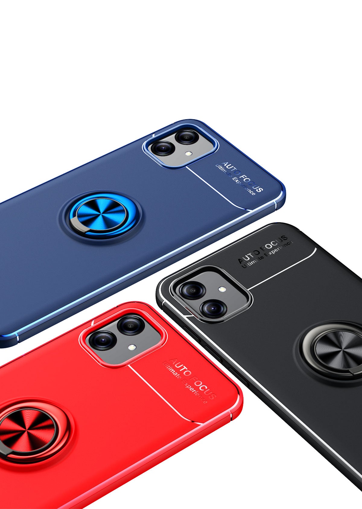Galaxy A04E Kılıf Zore Ravel Silikon Kapak Siyah