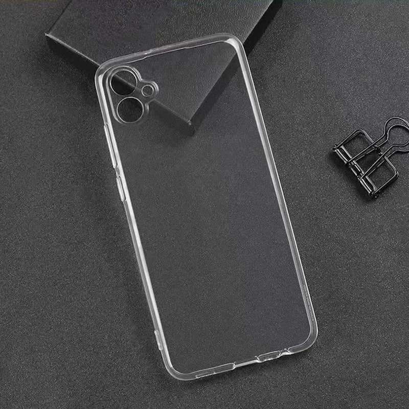 Galaxy A04E Kılıf Zore Süper Silikon Kapak Renksiz