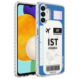 Galaxy A04S Kılıf Airbag Kenarlı Renkli Desenli Silikon Zore Elegans Kapak NO4