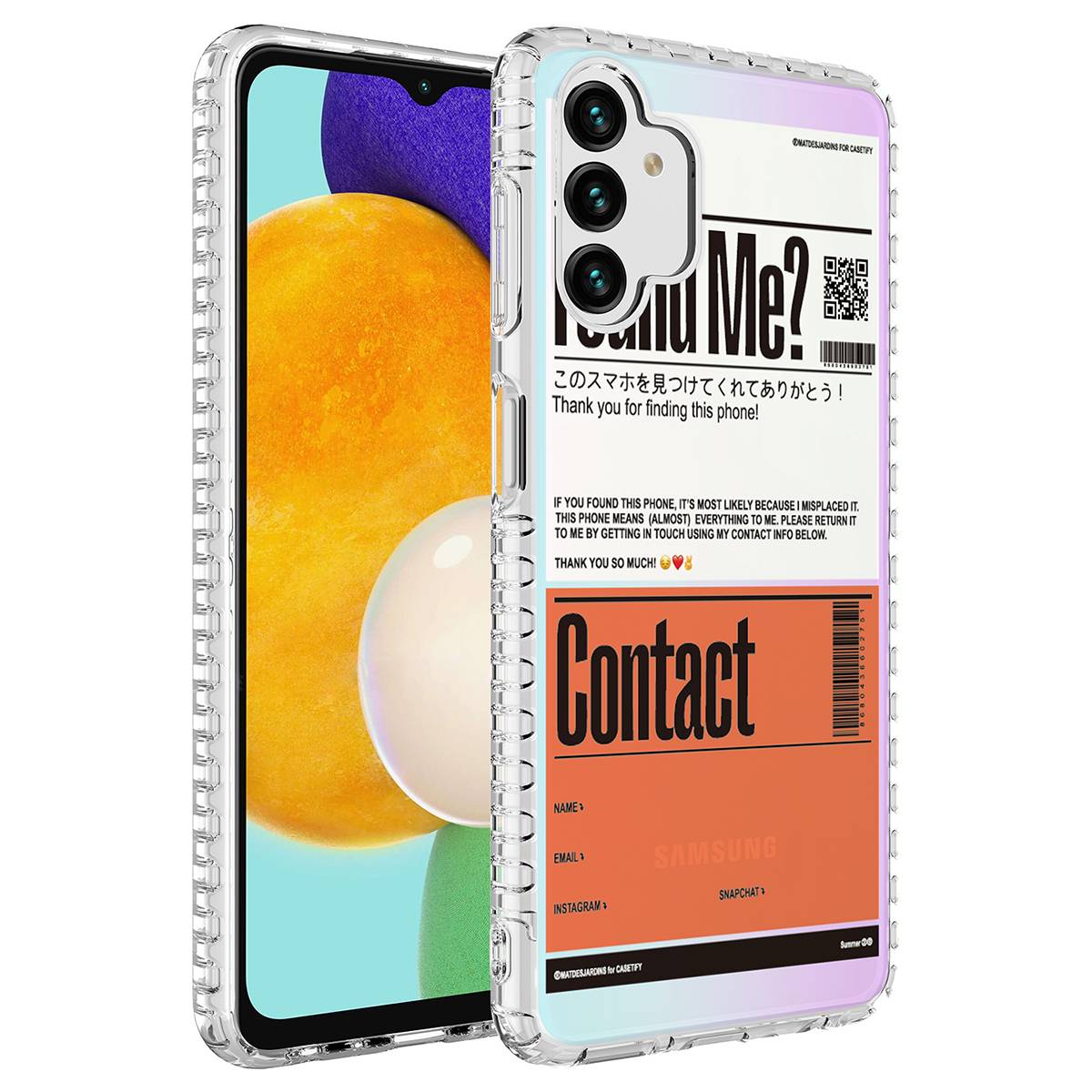 Galaxy A04S Kılıf Airbag Kenarlı Renkli Desenli Silikon Zore Elegans Kapak NO6