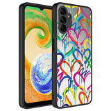 Galaxy A04S Kılıf Aynalı Desenli Kamera Korumalı Parlak Zore Mirror Kapak Kalp