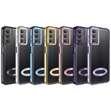 Galaxy A04S Kılıf Kamera Korumalı Logo Gösteren Zore Omega Kapak Siyah