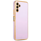 Galaxy A04S Kılıf Zore Bark Kapak Lila