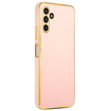 Galaxy A04S Kılıf Zore Bark Kapak Rose Gold