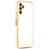 Galaxy A04S Kılıf Zore Bark Kapak Beyaz