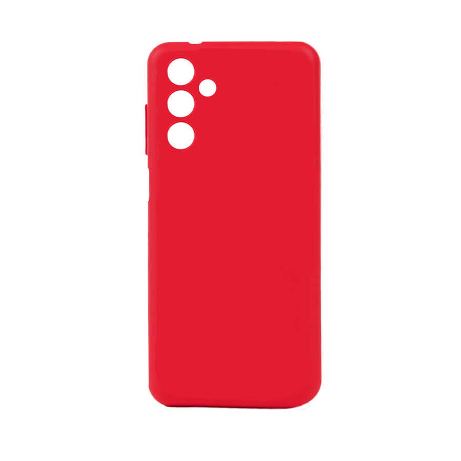 Galaxy A04S Kılıf Zore Biye Silikon Kırmızı