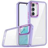 Galaxy A04S Kılıf Zore Flora Kapak Lila
