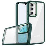 Galaxy A04S Kılıf Zore Flora Kapak Yeşil