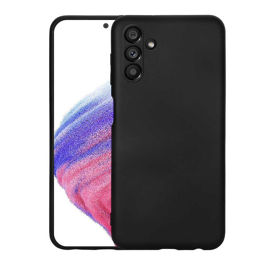 Galaxy A04S Kılıf Zore Mara Lansman Kapak Siyah