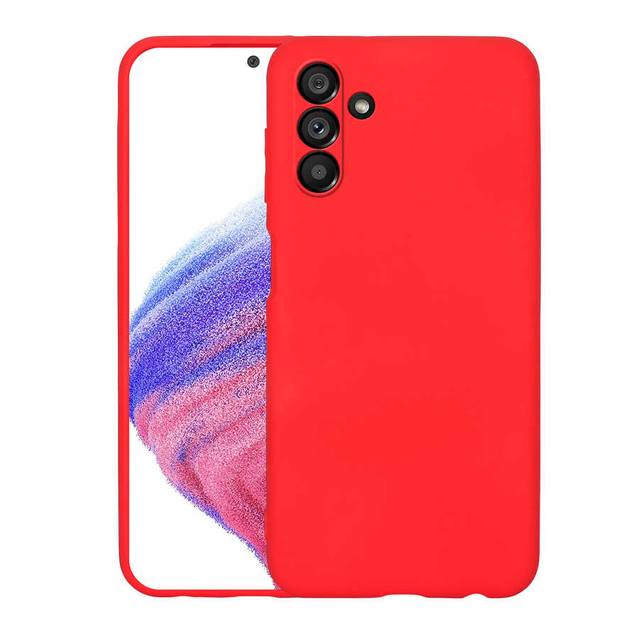 Galaxy A04S Kılıf Zore Mara Lansman Kapak Kırmızı