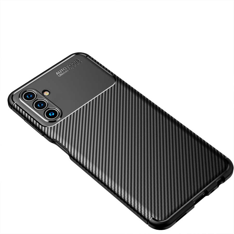 Galaxy A04S Kılıf Zore Negro Silikon Kapak Lacivert