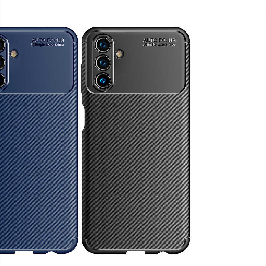 Galaxy A04S Kılıf Zore Negro Silikon Kapak Lacivert