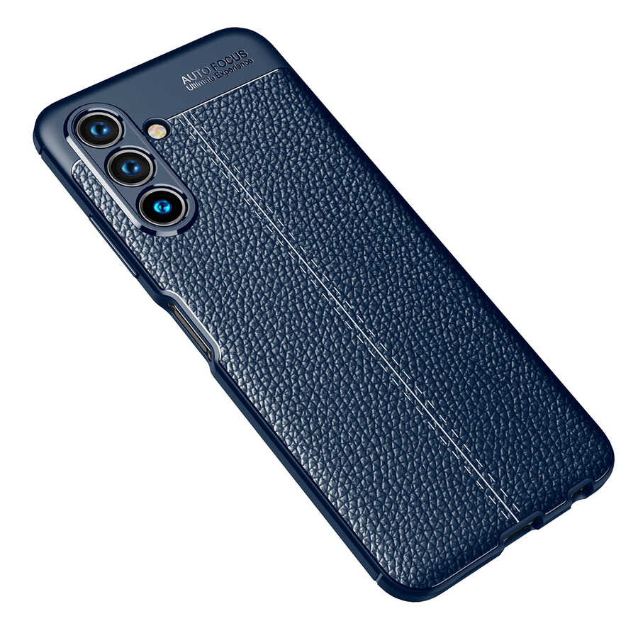 Galaxy A04S Kılıf Zore Niss Silikon Kapak Lacivert