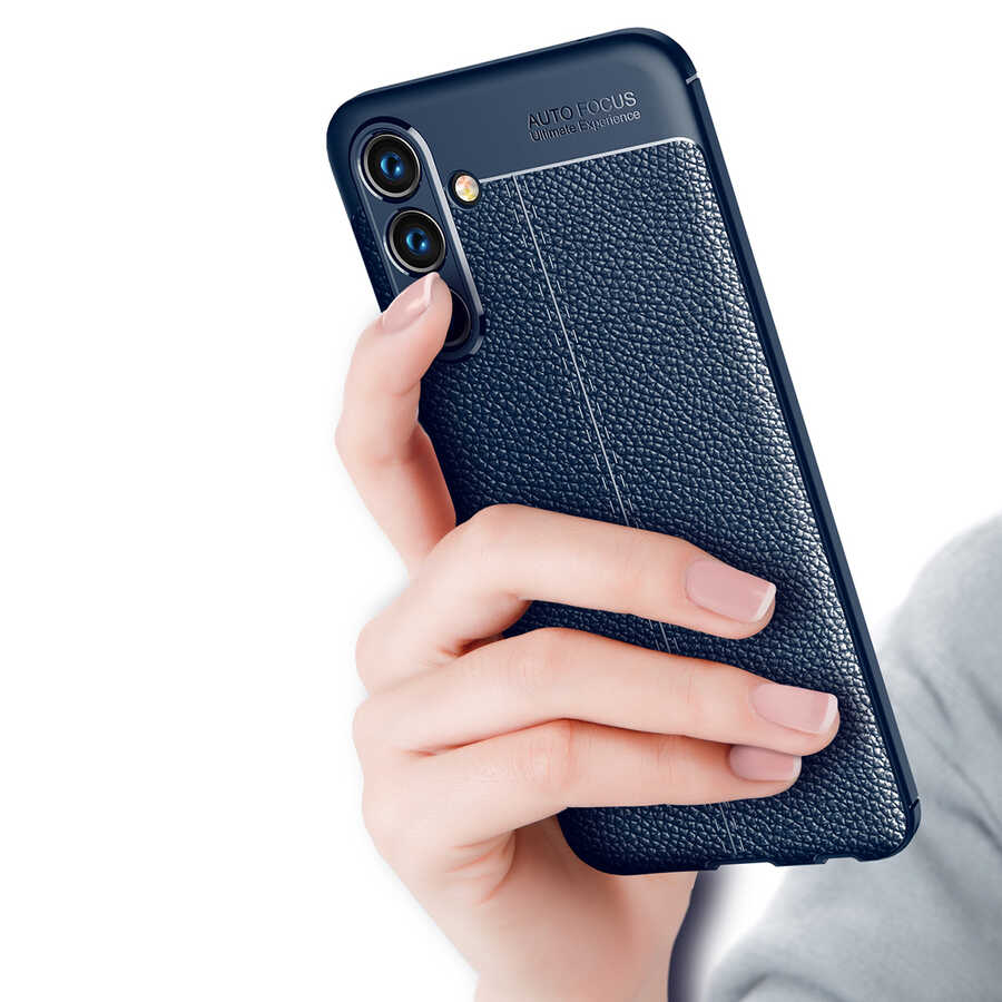 Galaxy A04S Kılıf Zore Niss Silikon Kapak Lacivert