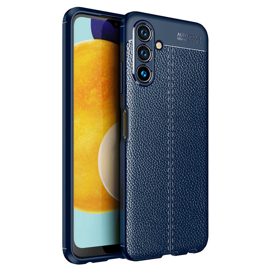 Galaxy A04S Kılıf Zore Niss Silikon Kapak Lacivert