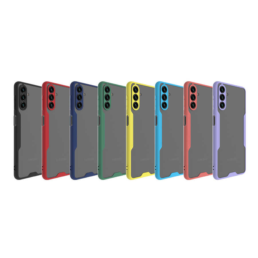 Galaxy A04S Kılıf Zore Parfe Kapak Sarı