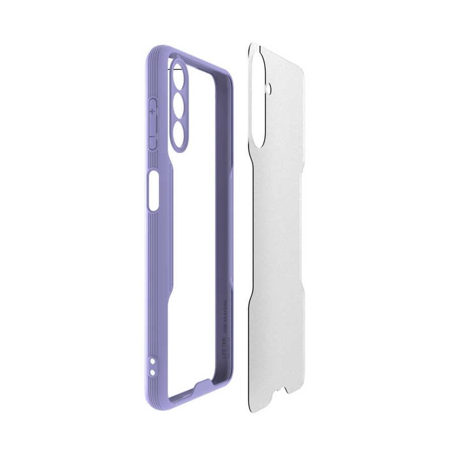 Galaxy A04S Kılıf Zore Parfe Kapak Sarı