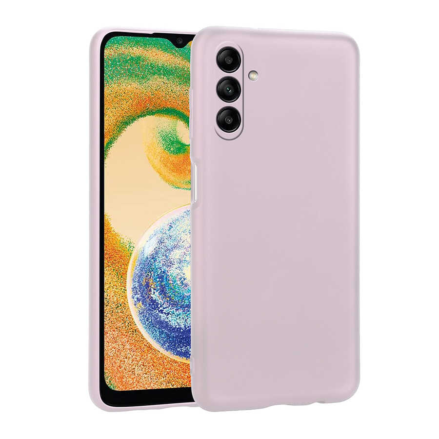 Galaxy A04S Kılıf Zore Premier Silikon Kapak Rose Gold