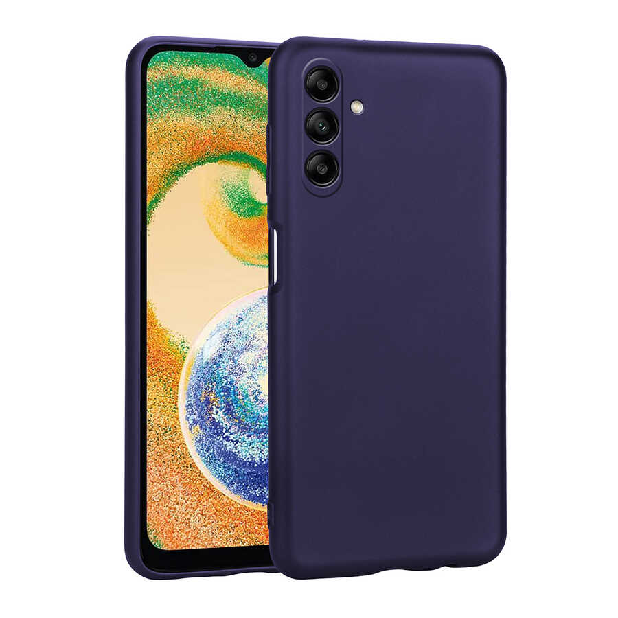 Galaxy A04S Kılıf Zore Premier Silikon Kapak Lacivert