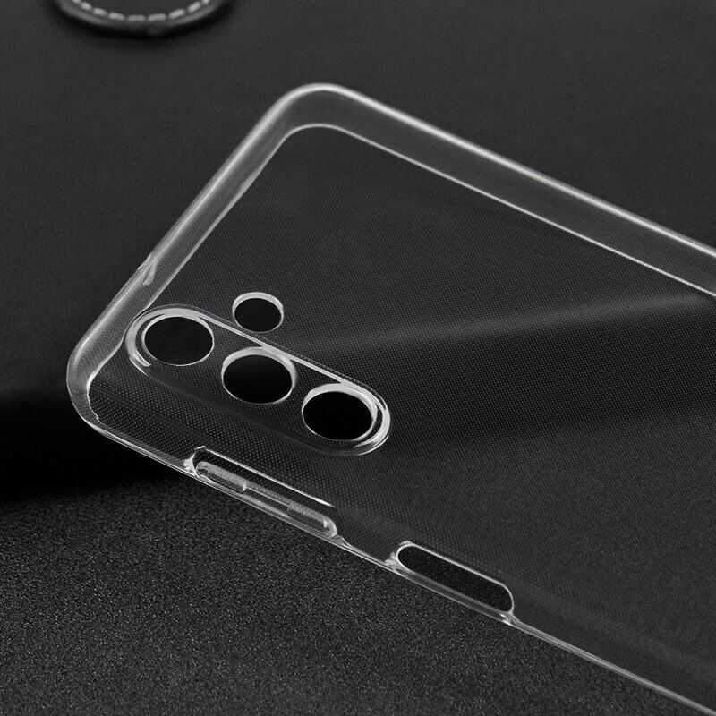 Galaxy A04S Kılıf Zore Süper Silikon Kapak Renksiz