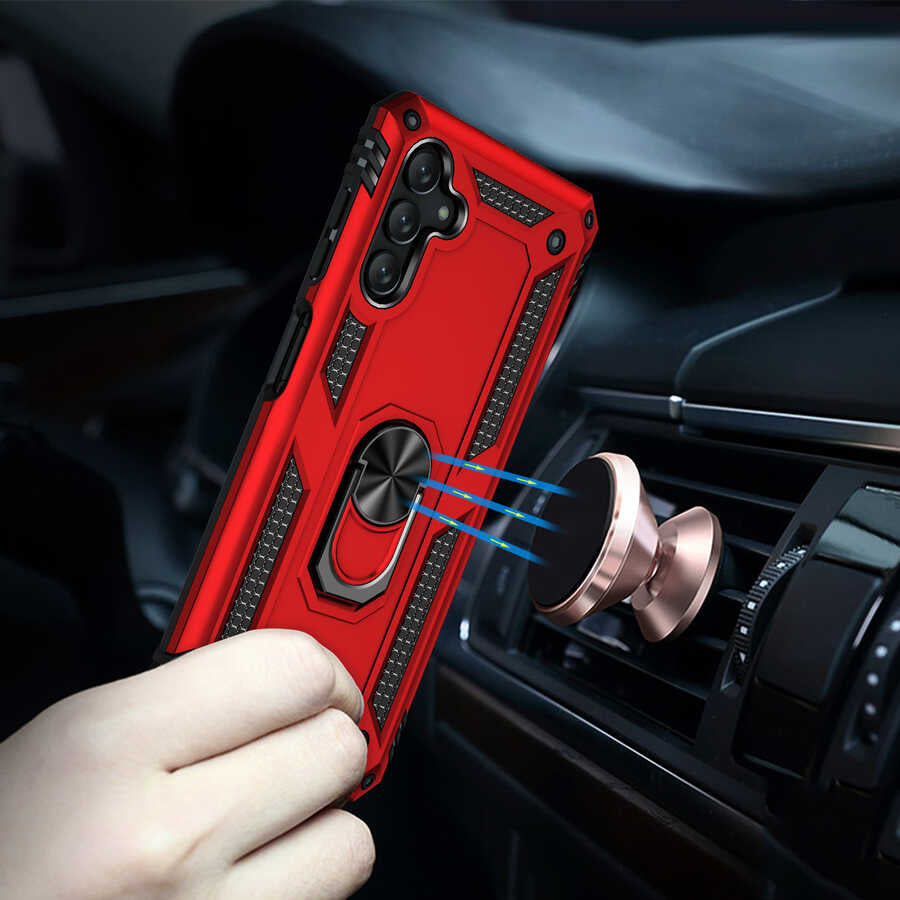 Galaxy A04S Kılıf Zore Vega Kapak Gold