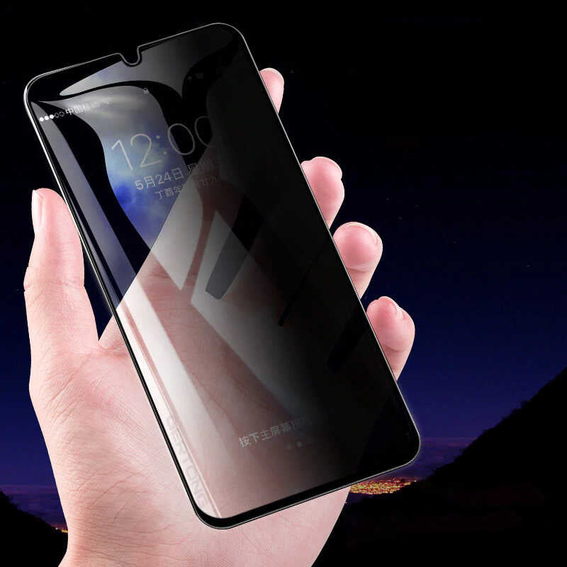 Galaxy A04S Zore New 5D Privacy Temperli Ekran Koruyucu Siyah