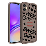 Galaxy A05 Kılıf Kamera Korumalı Baskılı Arka Yüzey Zore Klas Kapak Koyu Kahve