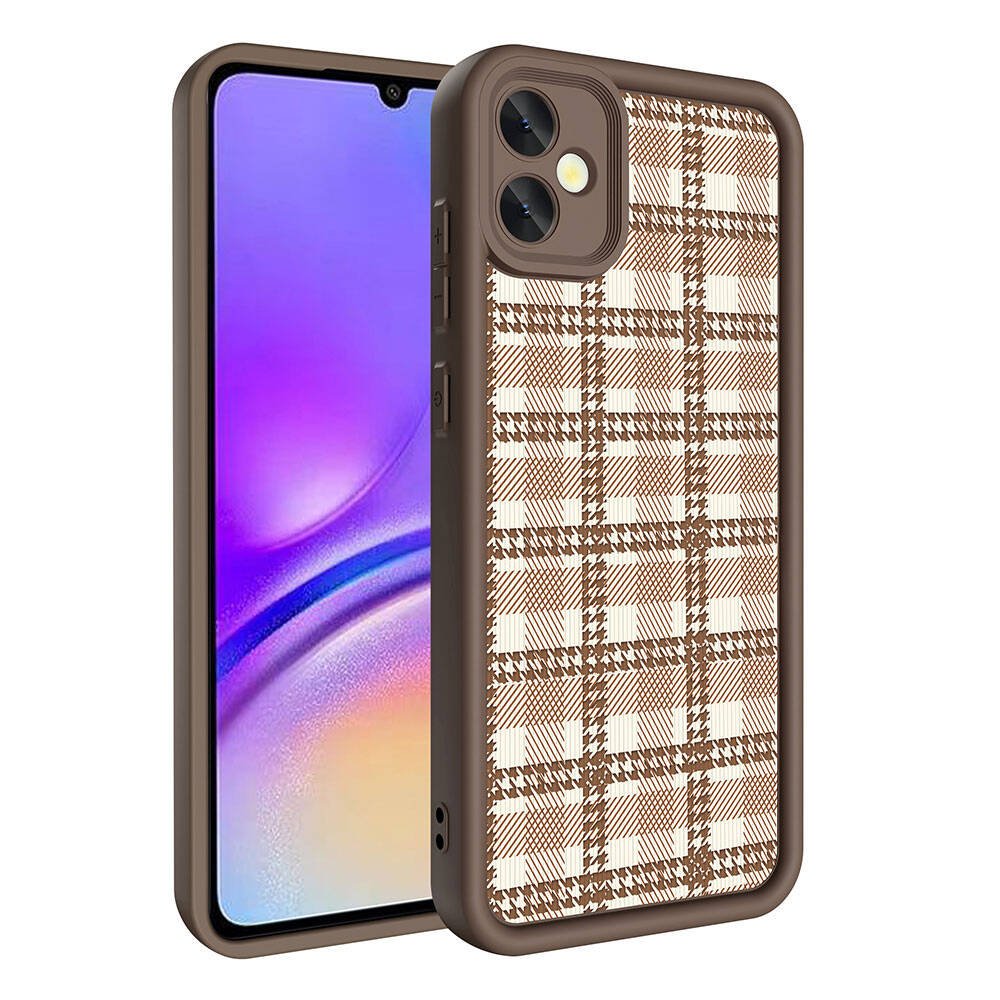 Galaxy A05 Kılıf Kamera Korumalı Baskılı Arka Yüzey Zore Klas Kapak Siyah
