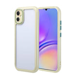 Galaxy A05 Kılıf Kamera Korumalı Renkli Kenar ve Çerçeve Tasarımlı Zore Vitamin Kapak Yeşil
