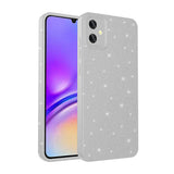 Galaxy A05 Kılıf Kamera Korumalı Simli Lüks Zore Koton Kapak Siyah