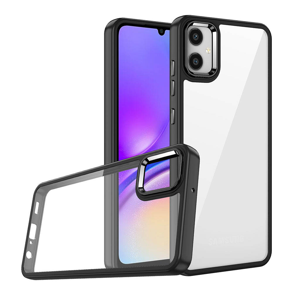 Galaxy A05 Kılıf Zore Flora Kapak Lila