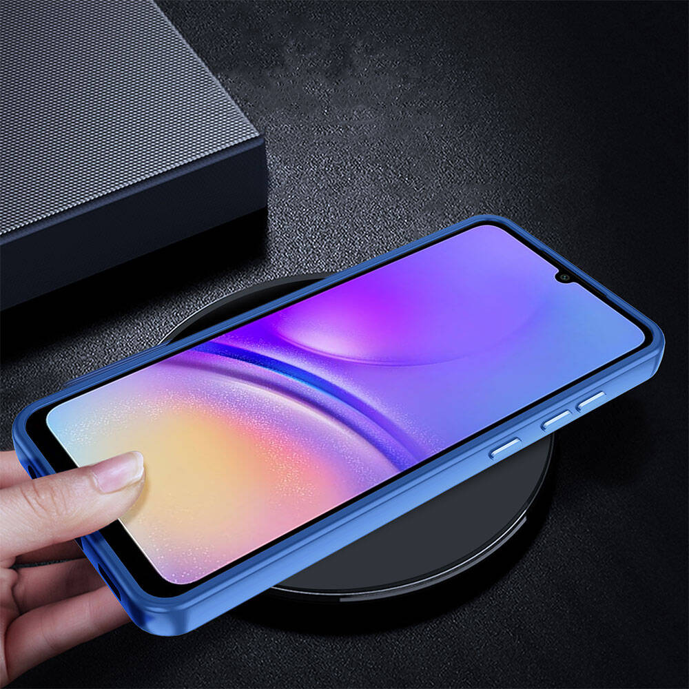 Galaxy A05 Kılıf Zore Flora Kapak Siyah