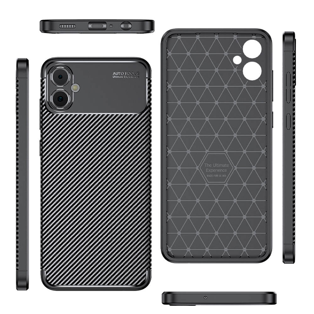 Galaxy A05 Kılıf Zore Negro Silikon Kapak Siyah