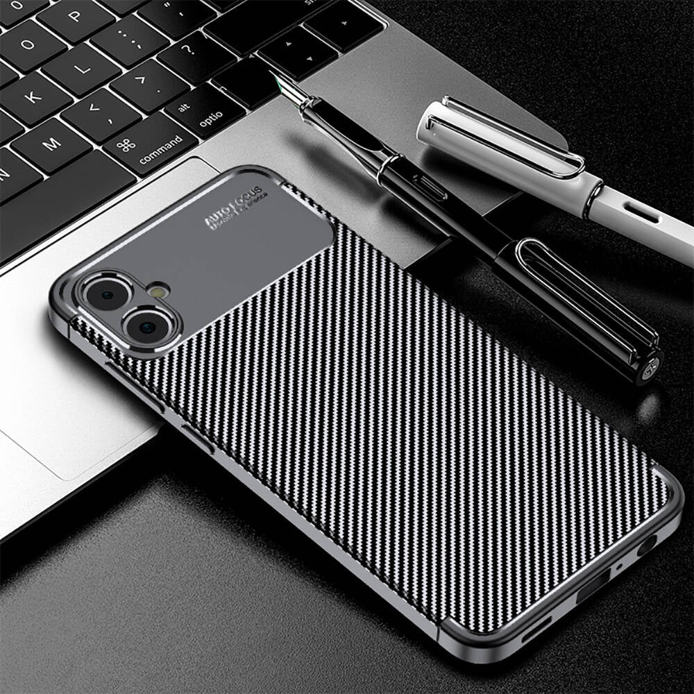 Galaxy A05 Kılıf Zore Negro Silikon Kapak Siyah