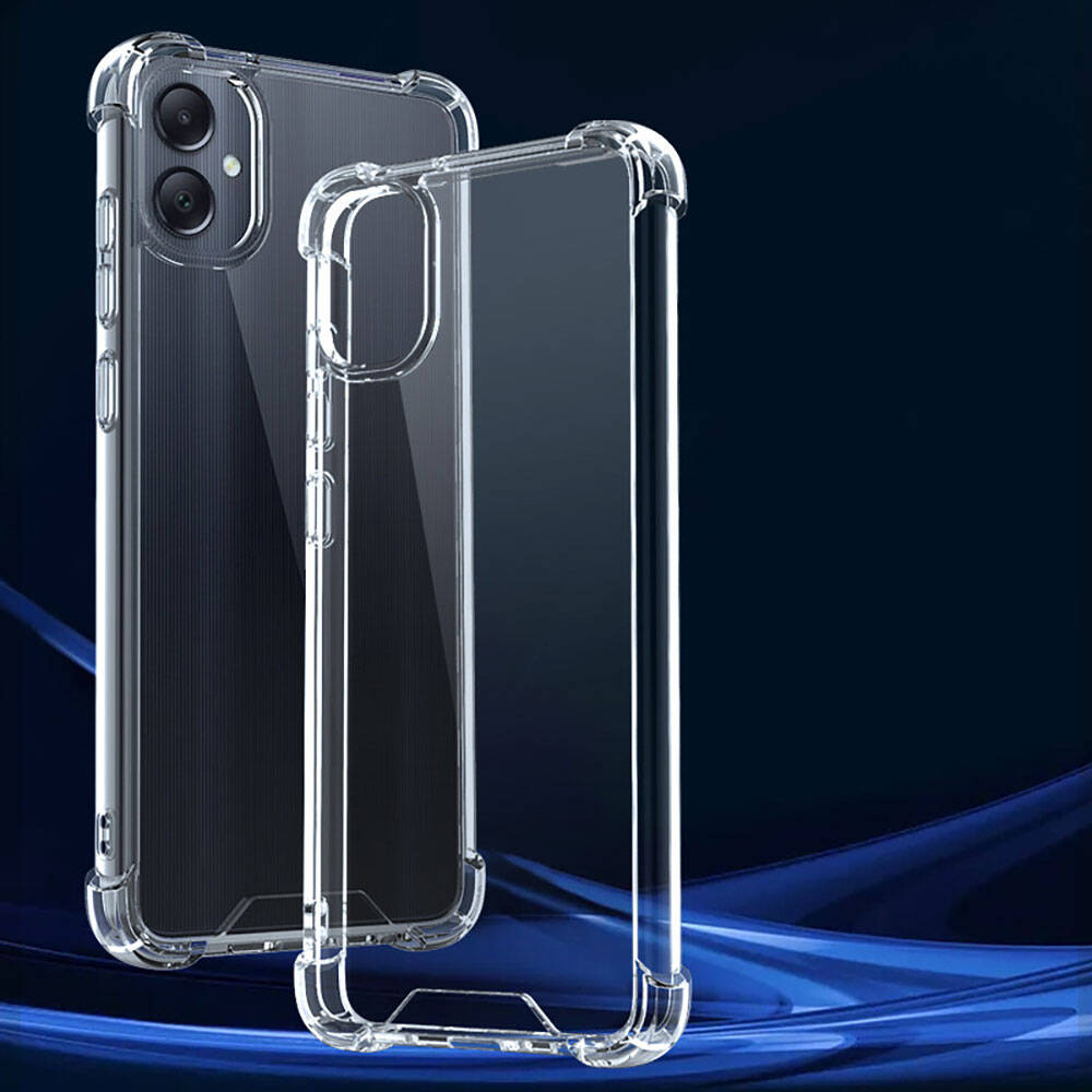 Galaxy A05 Kılıf Zore Nitro Anti Shock Silikon Renksiz