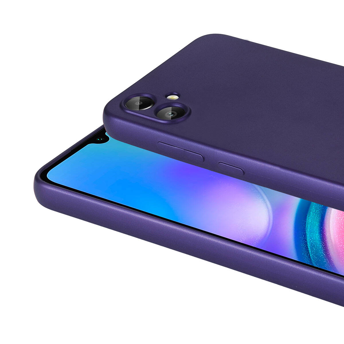 Galaxy A05 Kılıf Zore Premier Silikon Kapak Saks Mavi