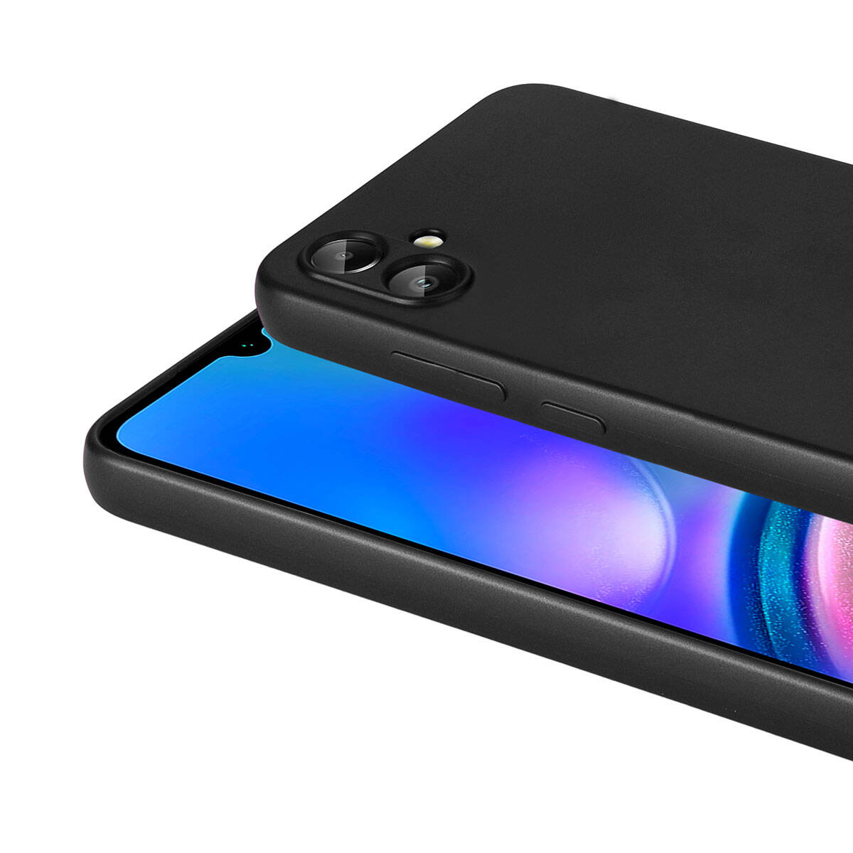 Galaxy A05 Kılıf Zore Premier Silikon Kapak Saks Mavi