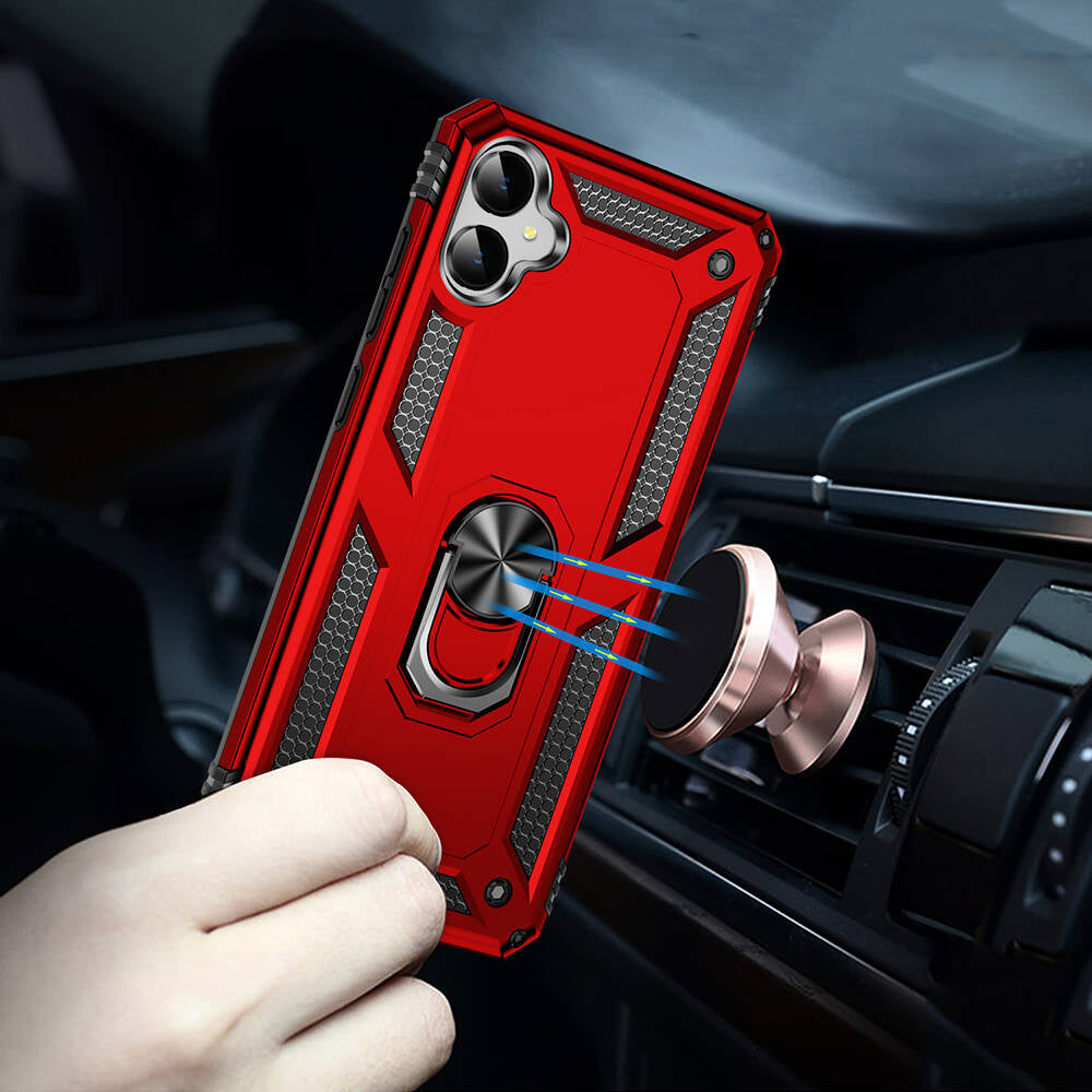 Galaxy A05 Kılıf Zore Vega Kapak Kırmızı