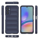 Galaxy A05S Kılıf Esnek TPU Oyuklu Arka Yüzey Tasarımlı Zore Etnik Silikon Kapak Lacivert