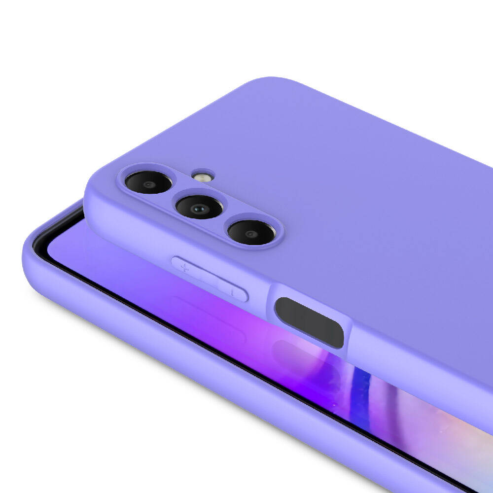 Galaxy A05S Kılıf Zore Mara Lansman Kapak Koyu Mor