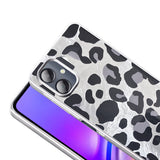 Galaxy A06 Kılıf Desenli Zore Mep Kapak Gri Leopar