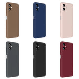 Galaxy A06 Kılıf Kamera Korumalı Kartlık Hazneli Zore Vitra Kapak Mürdüm