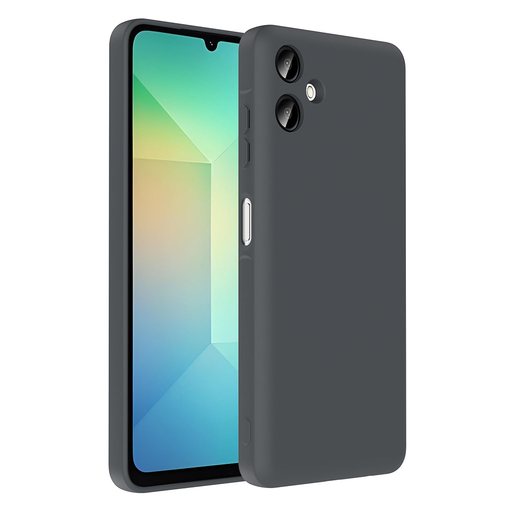 Galaxy A06 Kılıf Kamera Korumalı Kartlık Hazneli Zore Vitra Kapak Siyah