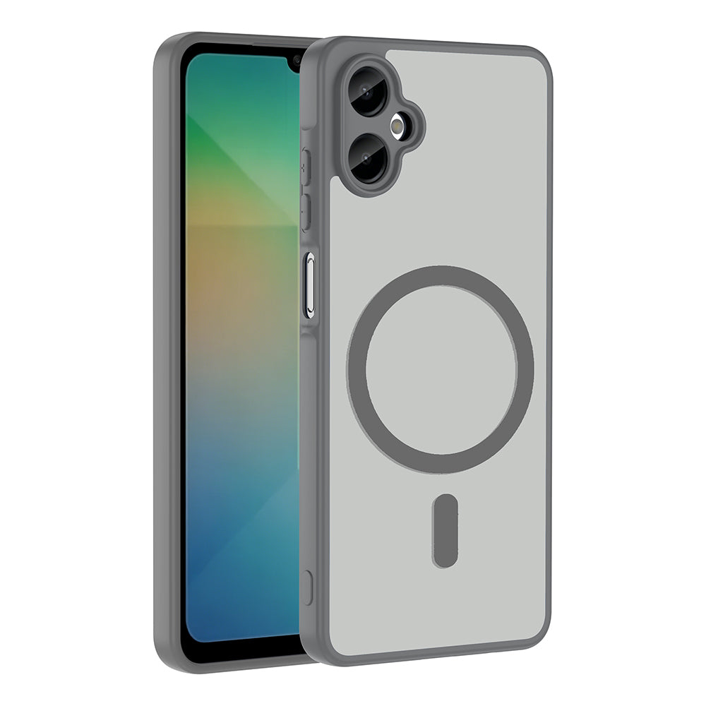 Galaxy A06 Kılıf M-safe Şarj Özellikli Zore Babet Kapak Gri